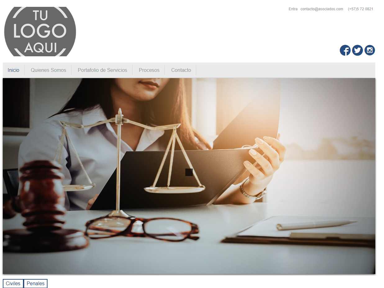 Sitio de Asociados y Abogados
