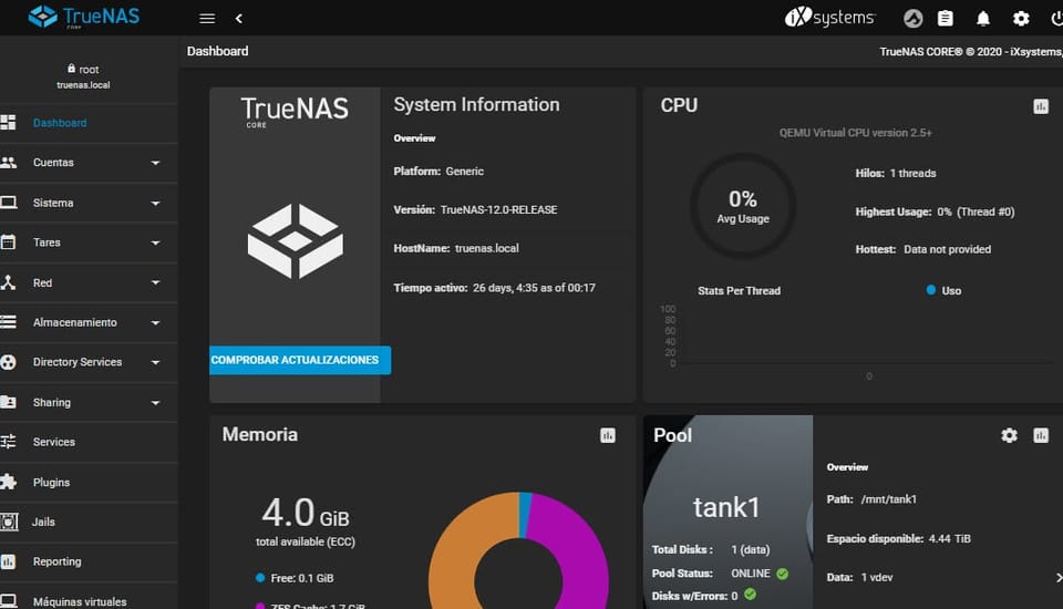 Instalación y Configuración de NAS